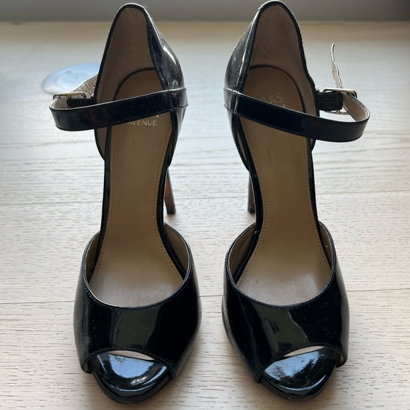Sal’s 5th Ave black patent leather heel size 7.5 - Picture 2 of 4